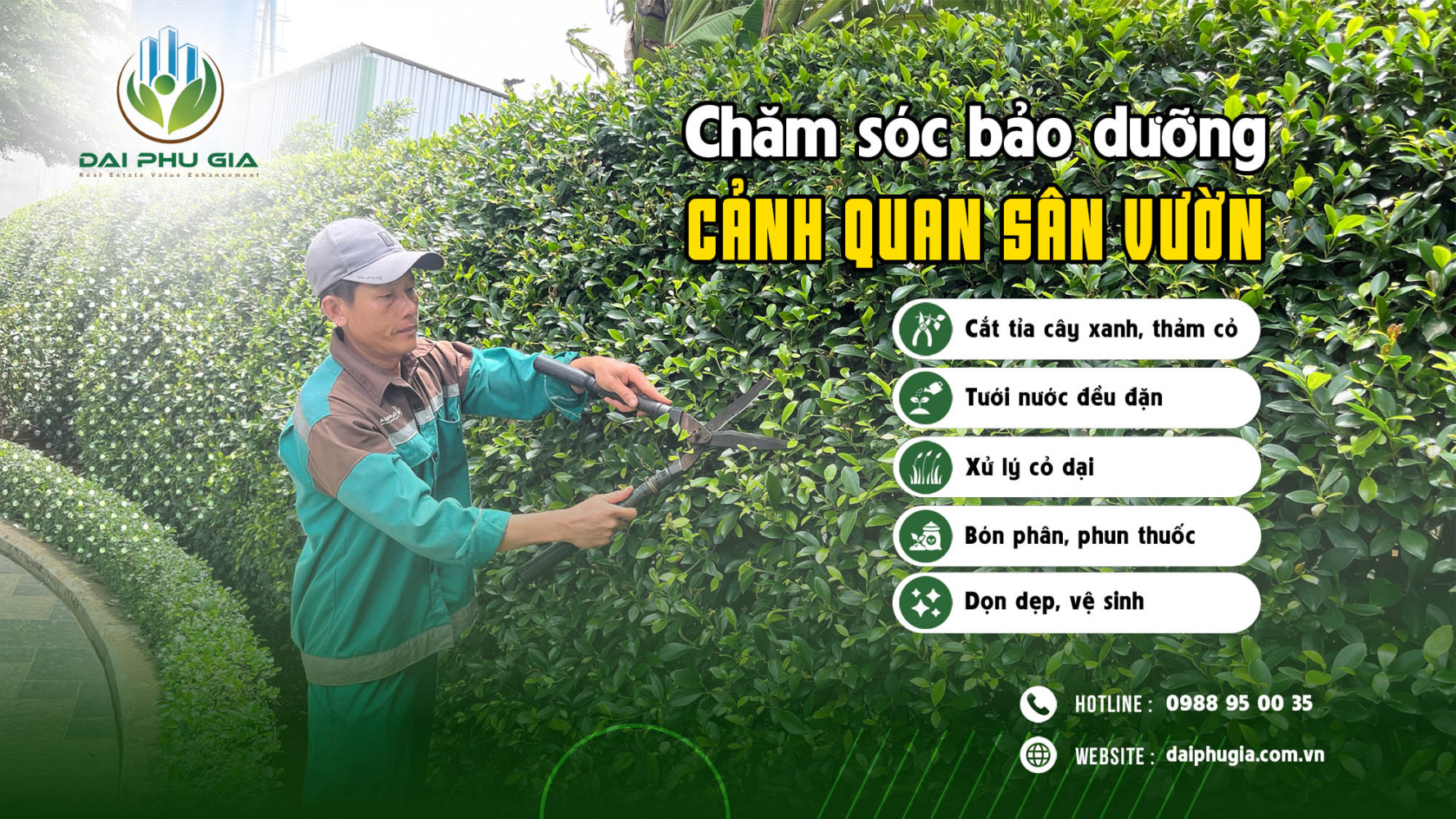 Bảo Dưỡng Cảnh Quan Sân Vườn Copy